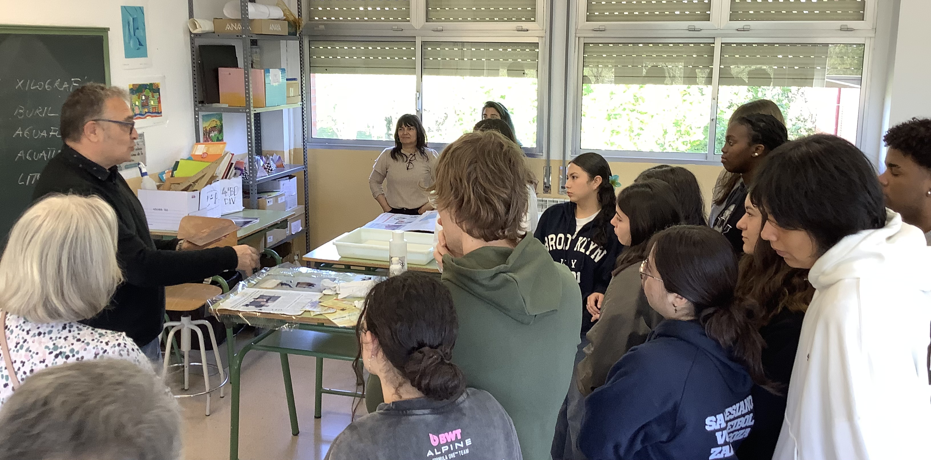 Técnicas de grabado en la época de Goya