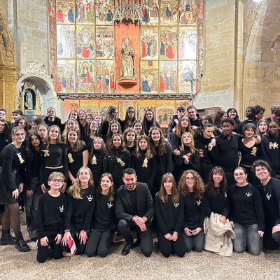 El coro Grande Covián participa en el concierto de navidad de Ejea de los Caballeros
