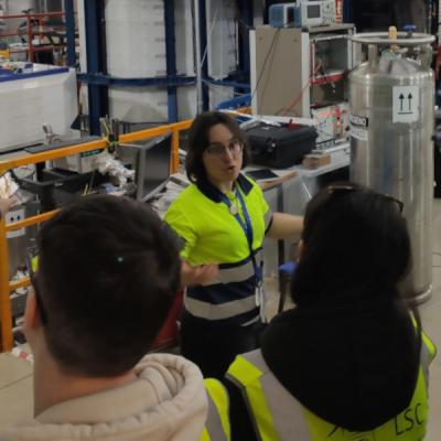 Visita al Laboratorio Subterráneo de Canfranc